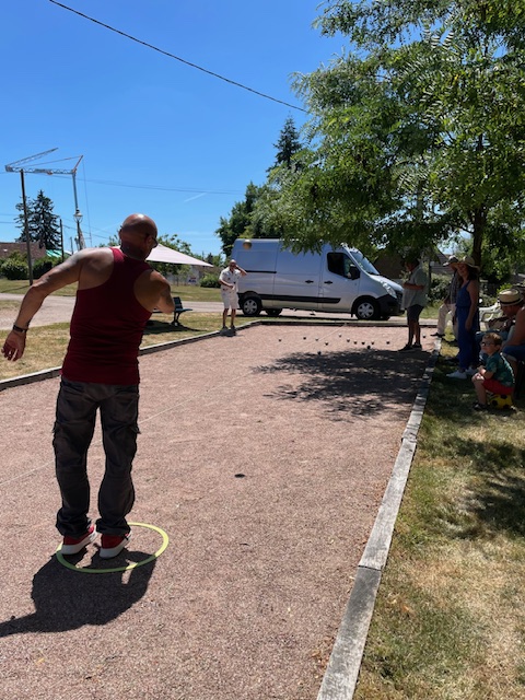 joueur de boule